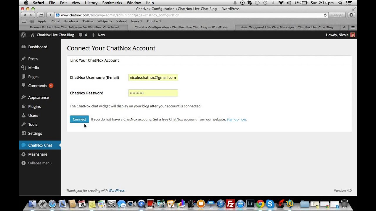 How to install live-chat on Wordpress - YouTube