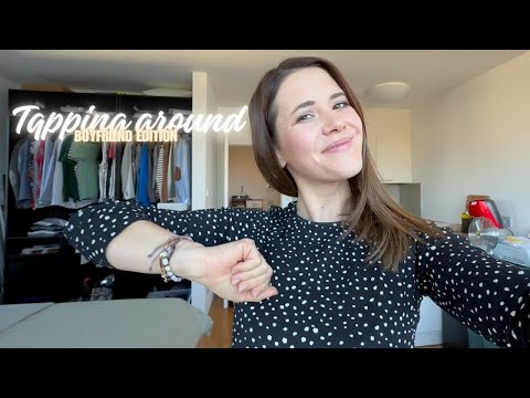 ASMR Tapping around *BOYFRIEND EDTION* | Soft Whispers in Deutsch/German