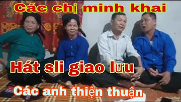 Hát sli các chị minh khai giao lưu với các anh Hòa Bình rất vui nhé:(2023)