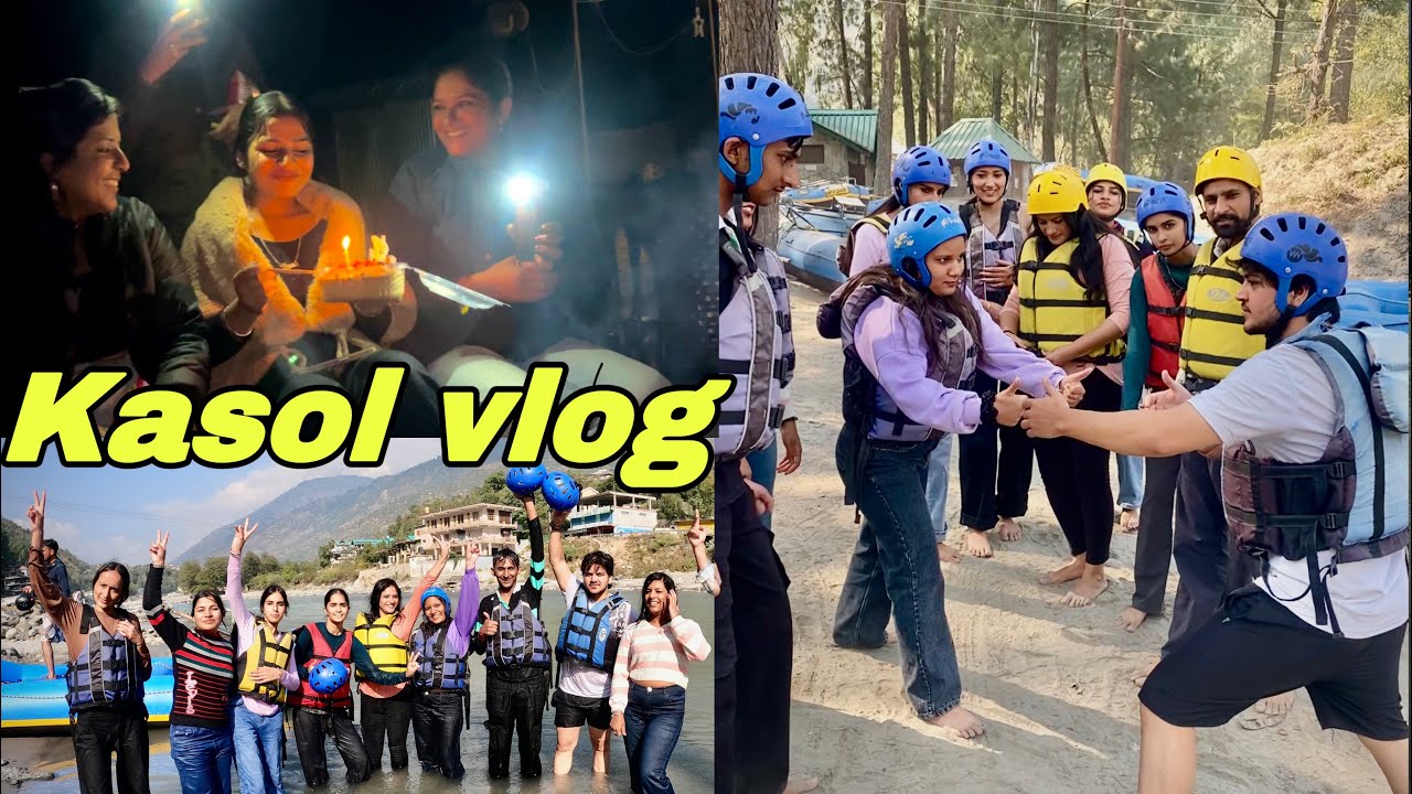River Rafting in kullu || kasol || Vlog 26 || - YouTube