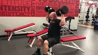 Seated Dumbbell Cleans - Jeremy Hartman