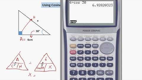 1 4a Cosine Rule hypotenuse part 2