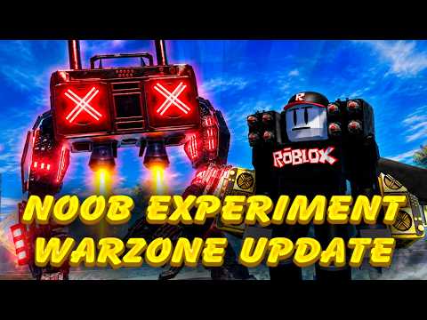 NEW NOOB EXPERIMENT WARZONE UPDATE! New Lobby, Guest Mech &amp; Boombox Troop Showcase!