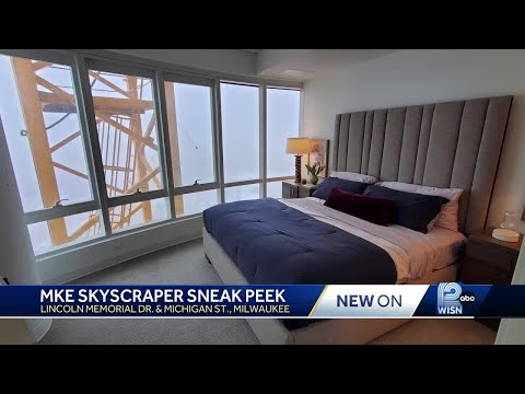 Take a look at furnished apartment units inside Milwaukee's newest skyscraper