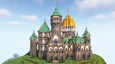 Minecraft | How to build a Big Medieval Castle | Tutorial
