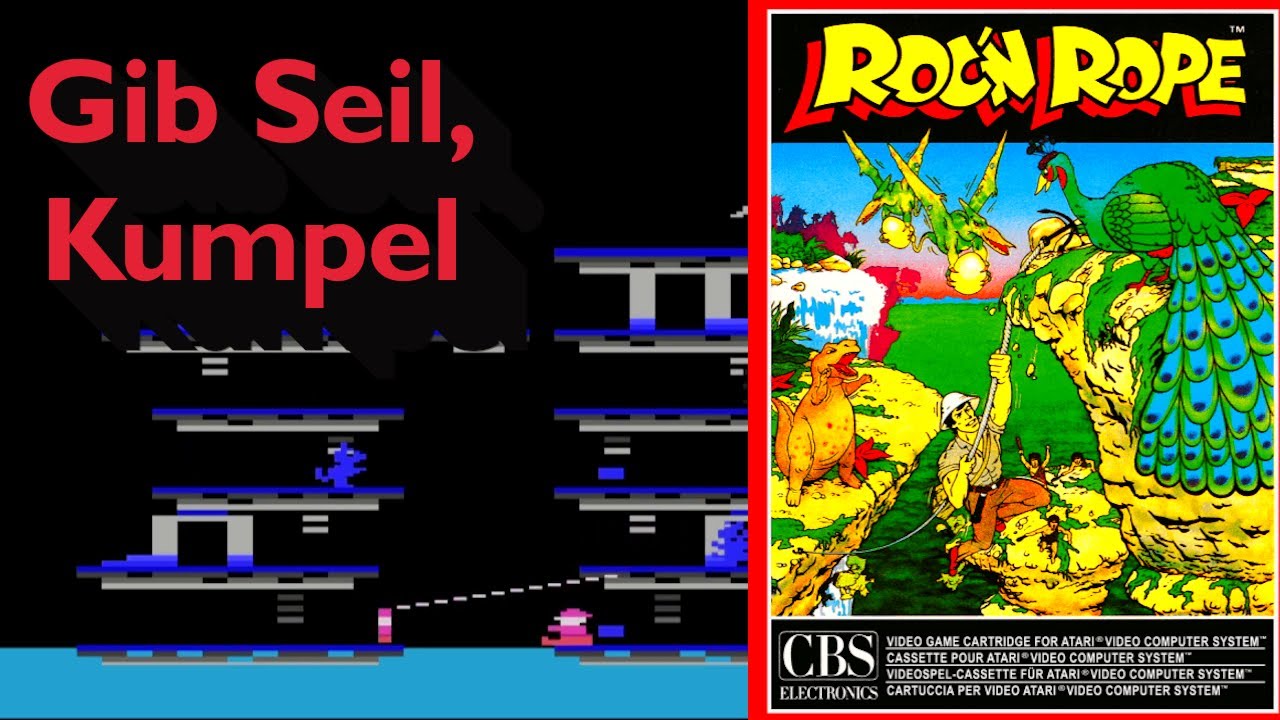 Roc'n Rope | Atari 2600 | 1983 | Geht auch voll in Ordnung
