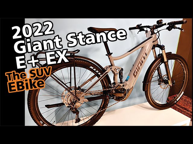 Kolonel geloof Geschatte 2022 Giant Stance E+ EX: The SUV of ebikes: full suspension, rack, fenders  and lights. - YouTube