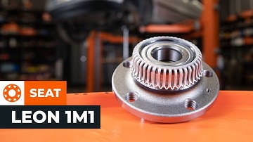 How to change rear wheel bearing on SEAT LEON 1M1 [TUTORIAL AUTODOC]