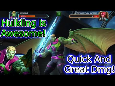 6 Star Rank 2 Hulkling Gameplay! Great Damage And Decent Utility! (Best Rotations For Him) | MCOC