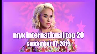 MYX INTERNATIONAL TOP 20 | September 07, 2019