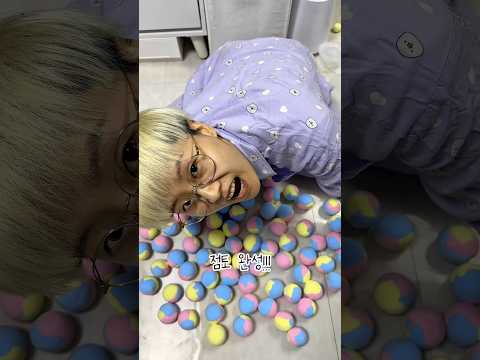 지인들 선물용 왁뿌볼 한가득 만들기💙