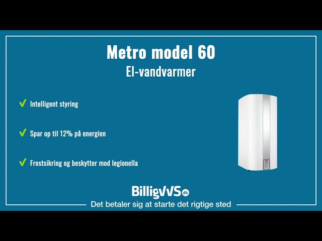 Metro El-vandvarmer m/Smart | EAN: 5708512062855 - YouTube
