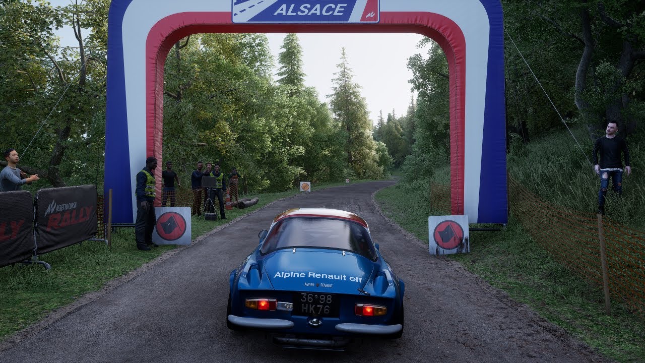 Assetto Corsa Rally - Vallée de Munster Descente - Alpine A110 '73