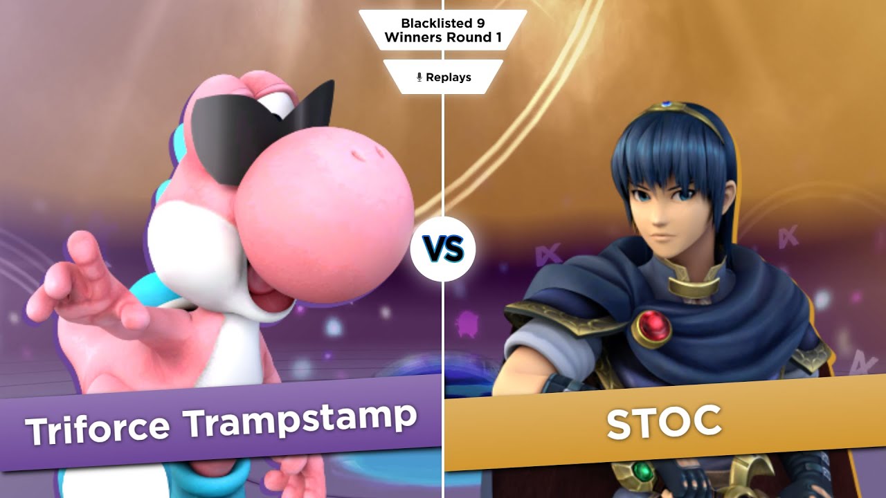 Blacklisted 9 WR1 - Triforce Trampstamp (Yoshi) vs STOC (Marth, Sheik)