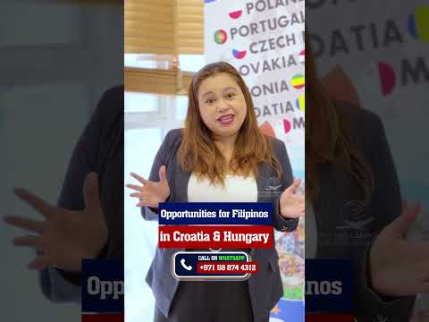 Exciting Opportunities for Filipinos! 🇭🇺Explore great prospects in Croatia and Hungary