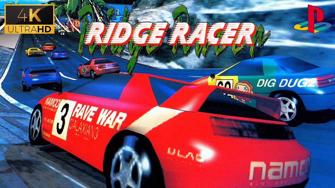 PS1 First Look [041] | Ridge Racer (US) (1995) | 4K60ᶠᵖˢ - YouTube
