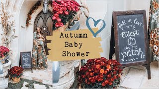 AUTUMN BABY SHOWER | PUMPKIN BABY BOY SHOWER IDEAS AND DECORATIONS | FALL FESTIVE | Cami Lowery