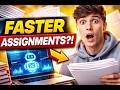 How to Complete Assignments Faster With AI Without Burning Out