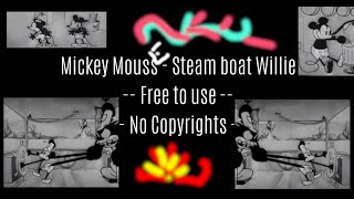 Mickey Mouse !!!   ALL VERSIONS - Steamboat Willie