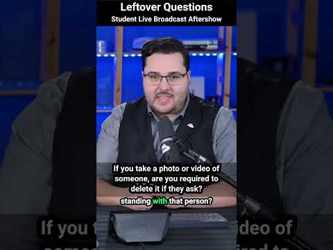 إذا التقطت صورة أو مقطع فيديو لشخص ما فهل أنت ملزم بحذفه إذا طلب منك ذلك أسئلة وأجوبة الطلاب