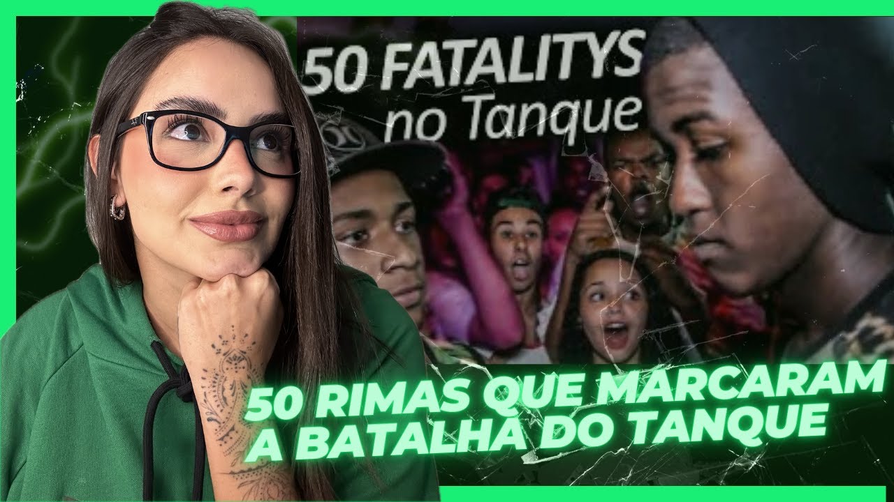 REAGINDO AS 50 rimas que MARCARAM A BATALHA DO TANQUE