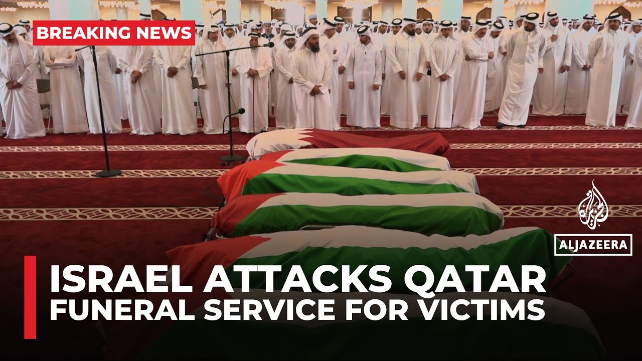 Похороны жертв израильской атаки на Доху