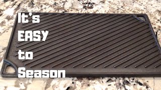 How to Season Lodge Cast Iron Griddle Easily