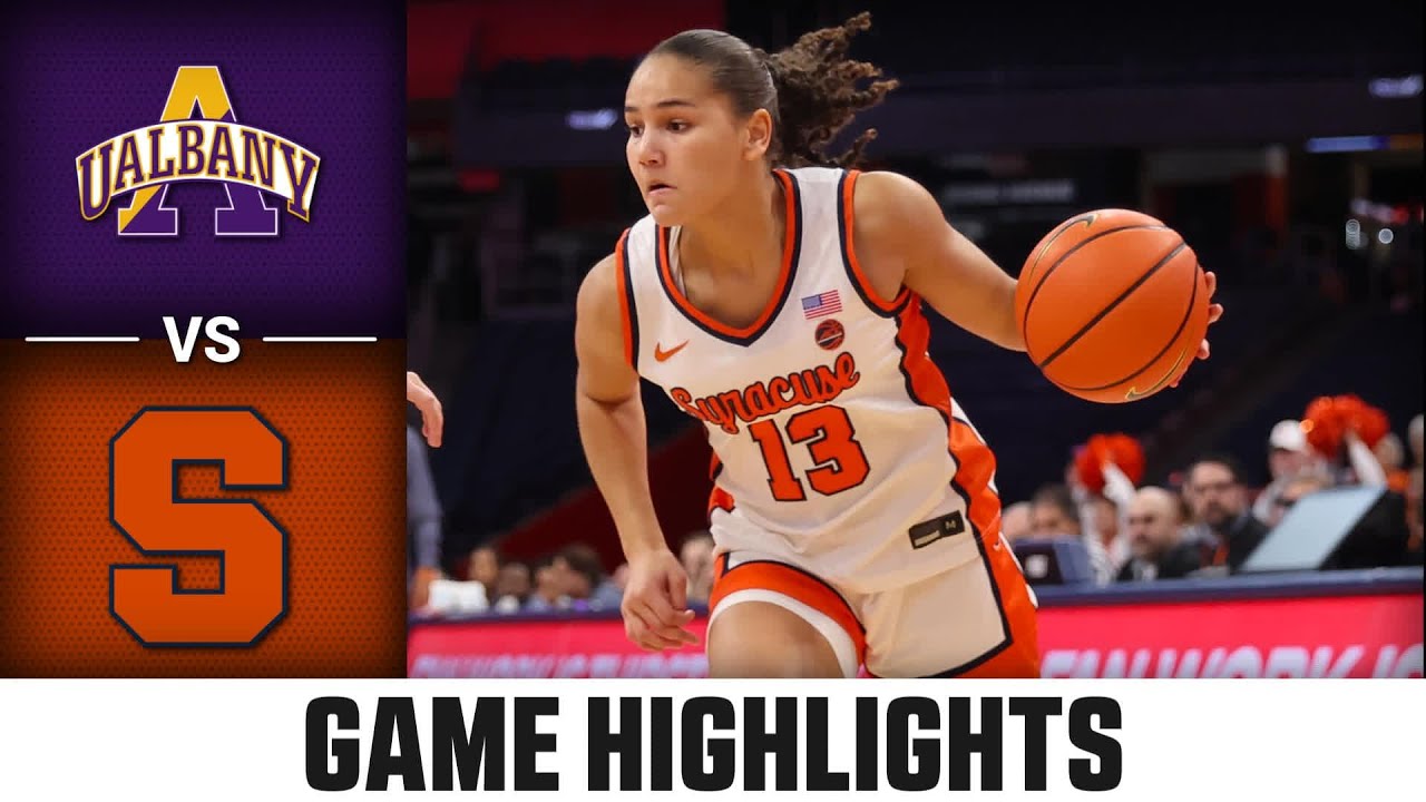 UAlbany vs Syracuse Game Highlights | 2025-26 ACC Women's Basketball
