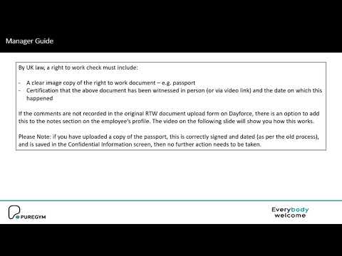 Manager Updating Employee Notes Re RTW Compliance after form and ...