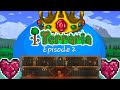 Crystal Hearts!!! | Lets Play Terraria Episode 2