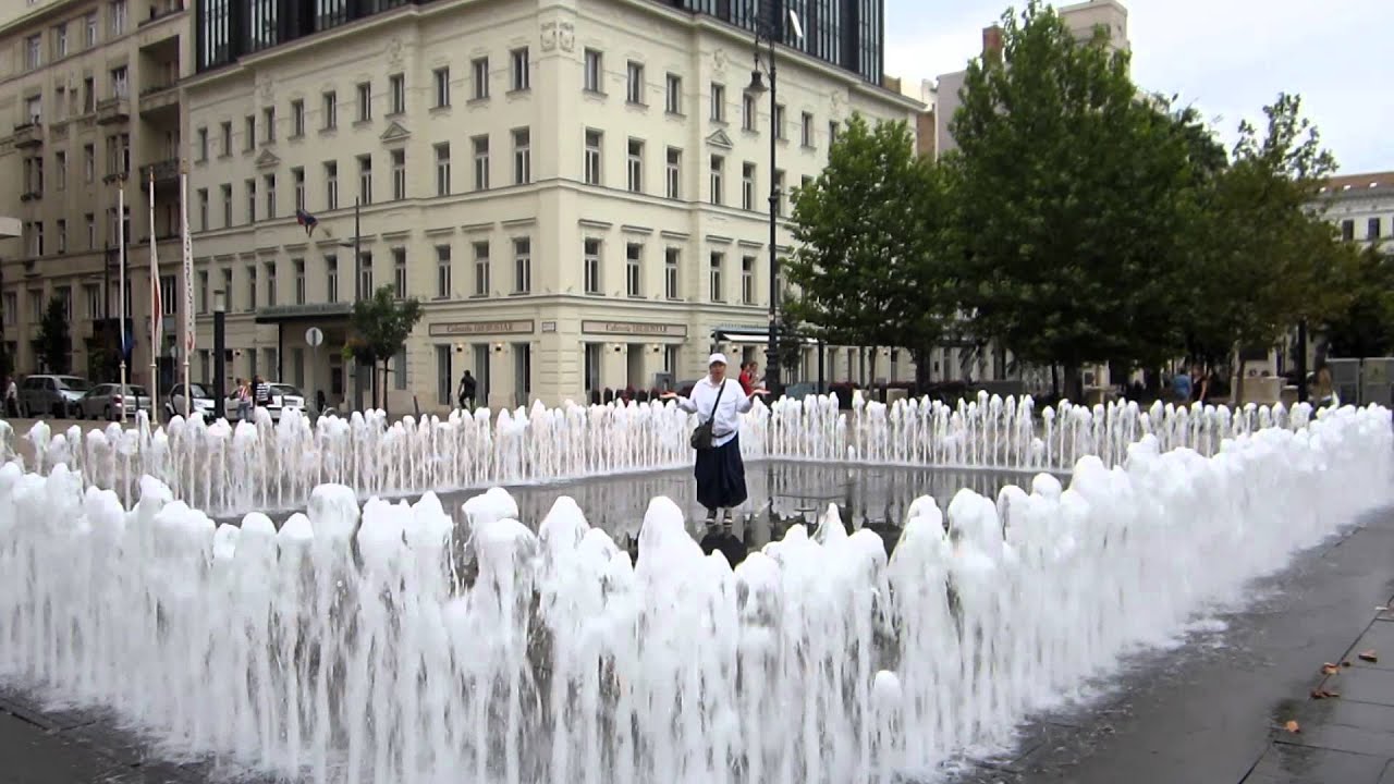 Budapest water fountain YouTube