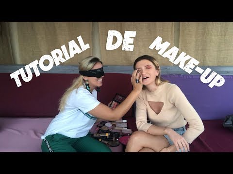 Blindfolded makeup challenge cu Larisa Lupoaea