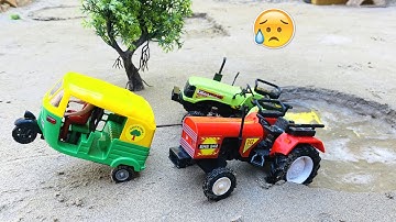 Diy tractor stuck in mud mini science project | Diy tractor | @rv Hacks |@keep Villa |@mini creative