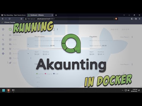 Run Akaunting - Open Source Accounting Software - in Docker