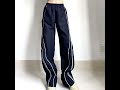 Sosana ︳Low Rise Striped Loose-Fit Wide-Leg Sweatpants