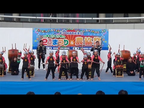摩耶保育園お囃子・笛吹き応援(第37回・もりもり2万人まつり)