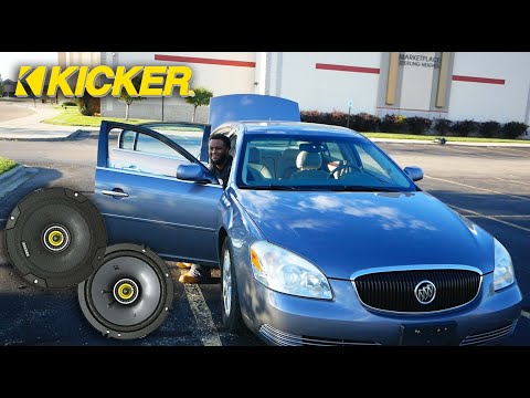 KICKER 6.5 INSTALL ON BUICK LUCERNE