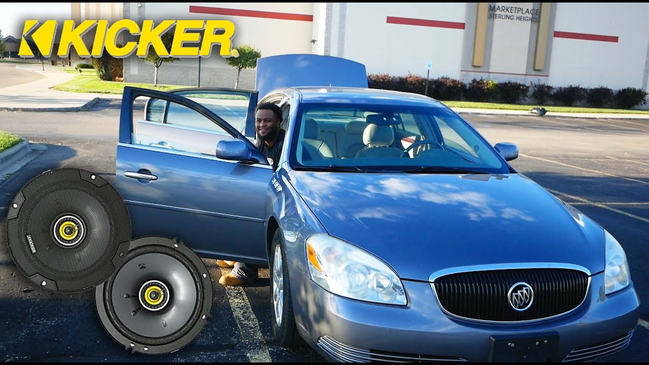 KICKER 6.5 INSTALL ON BUICK LUCERNE