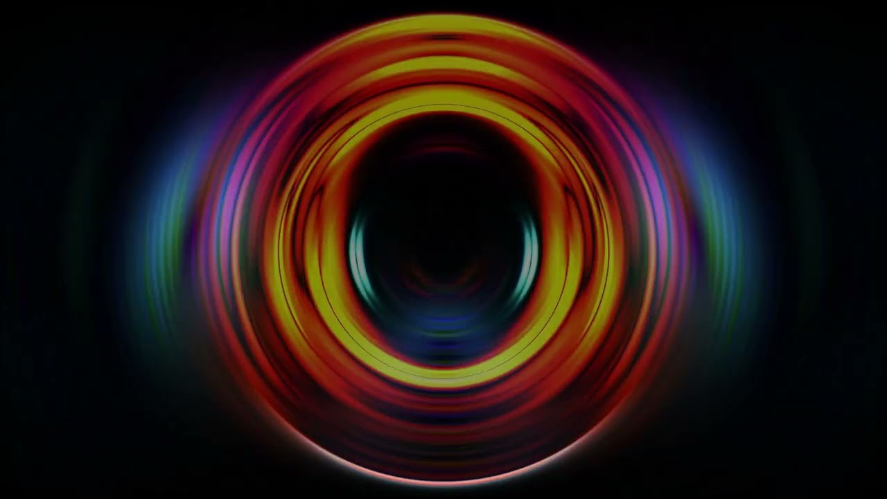 Colourful Water and Sound Waves | 4K Relaxing Screensaver