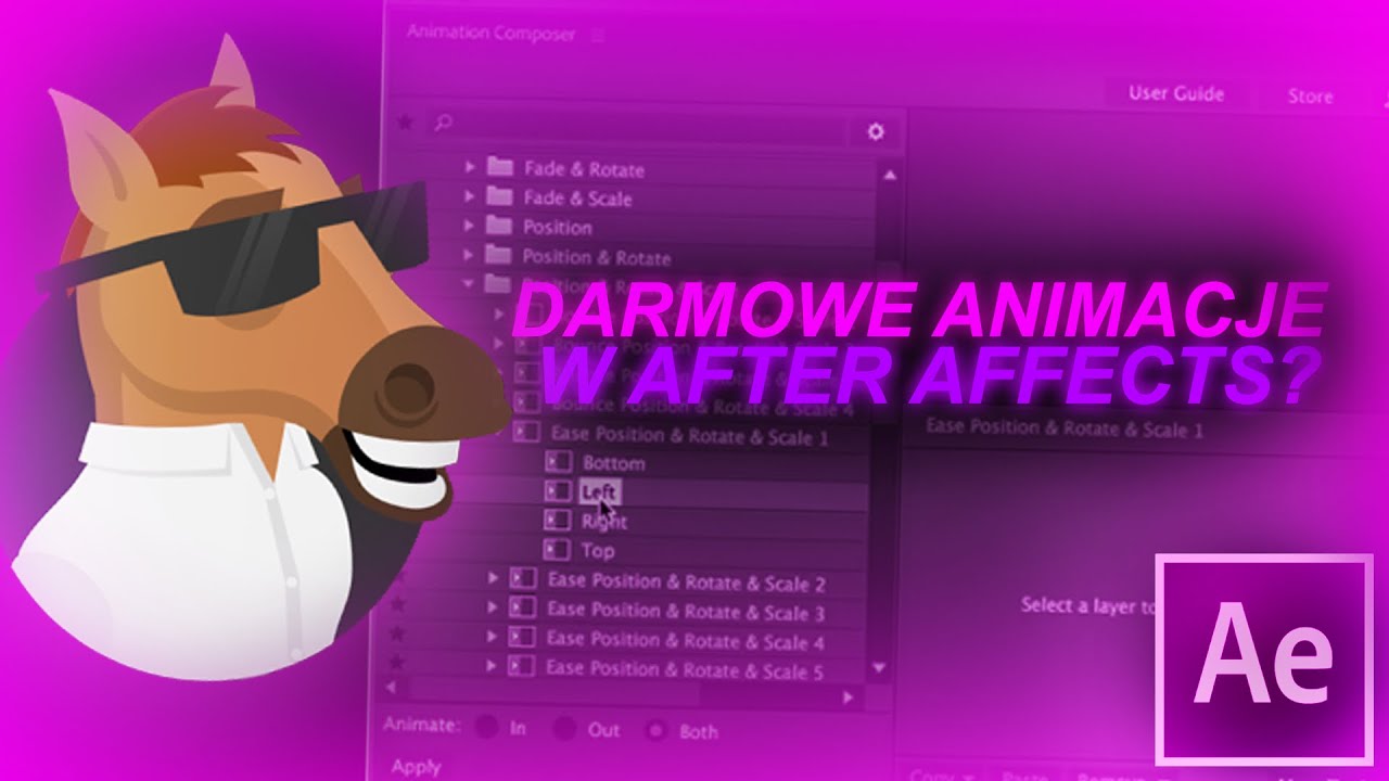 DARMOWE animacje w AFTER EFFECTS! | animation composer 3