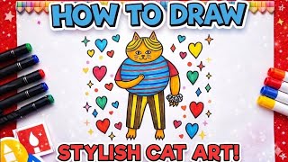 Turning Popular Cartoon Characters into FAT CATS! 🐱 (Drawing Transformation)