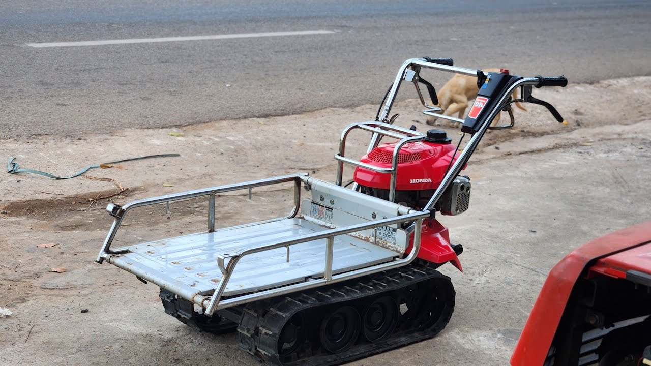 Xe Rùa Mini Tải 200 kg Xích Cao Su Máy Hon Đa | Ben Tay : Lh 0373453633 ...
