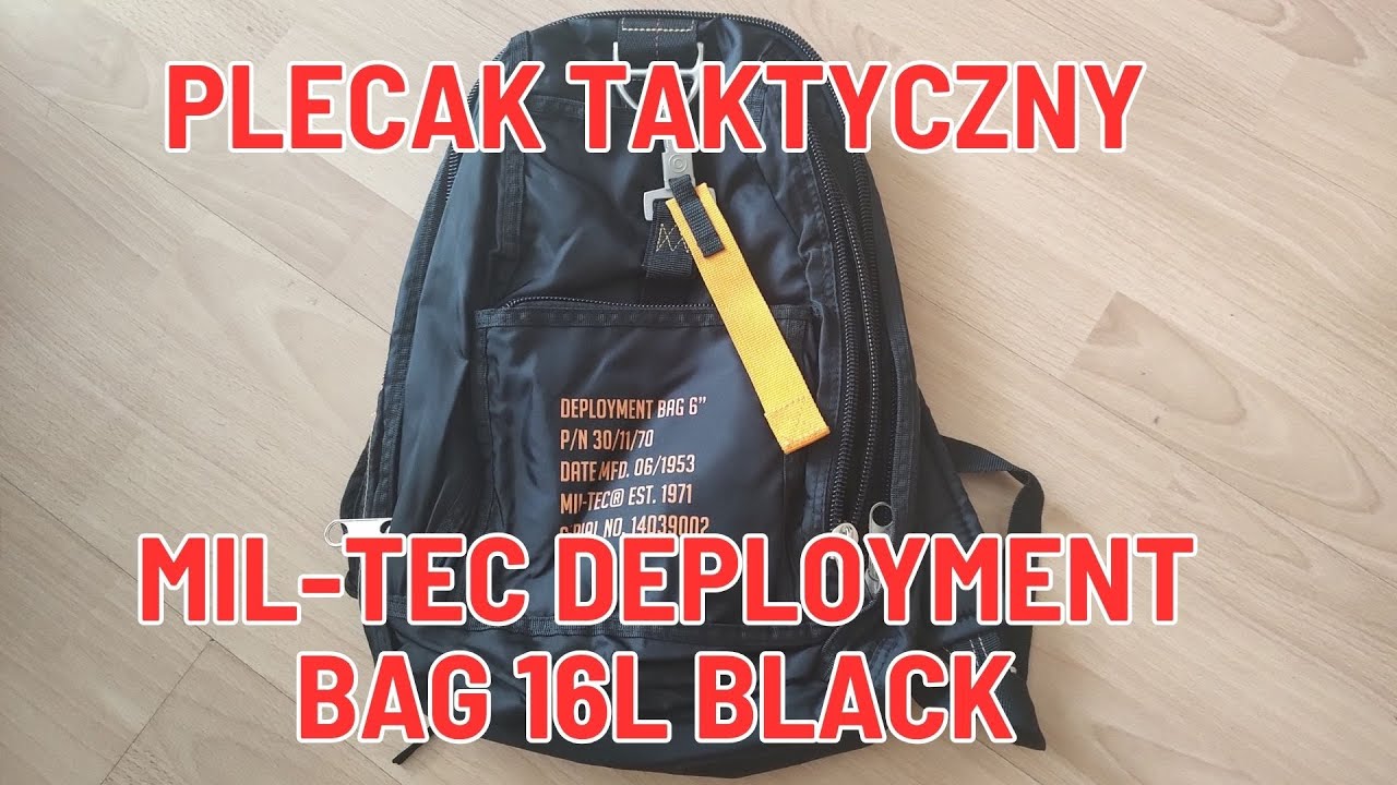 Mil-Tec Deployment Bag 16l Black 