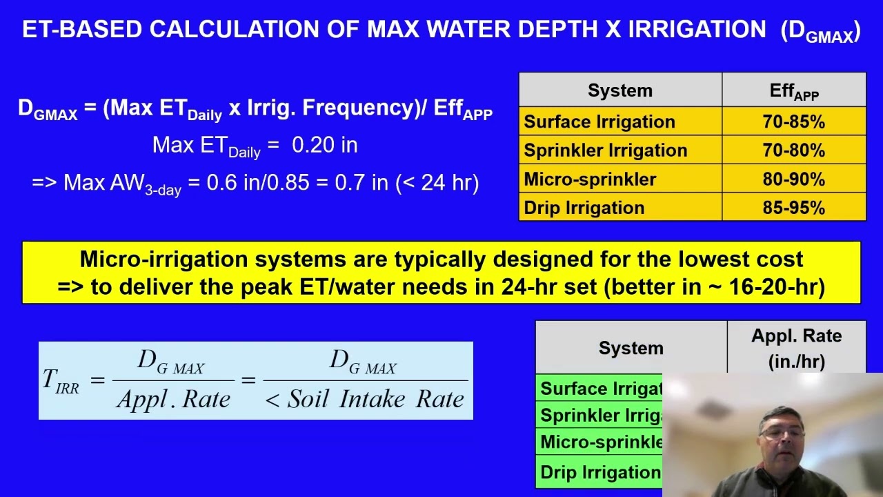 Vineyard Irrigation Design And Distribution Uniformity YouTube Vineyard Irrigation Design And Distribution Uniformity YouTube