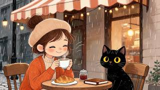 Rain, cafe, cat. — Vintage Vocal Jazz for Cozy Cafe Afternoons & Slow Rain screenshot 5