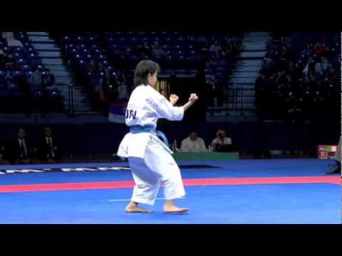 Download Rika Usami of Japan Individual Female Karate Kata Bronze Medal WKF Belgrade 2010 (2/2)