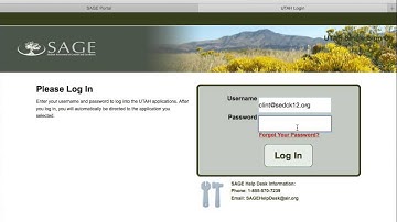 SAGE - Update Your Password Before Your Training