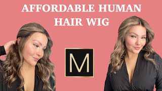 AFFORDABLE REALISTIC HUMAN HAIR LACE FRONT WIG REVIEW-MAYS WIGS