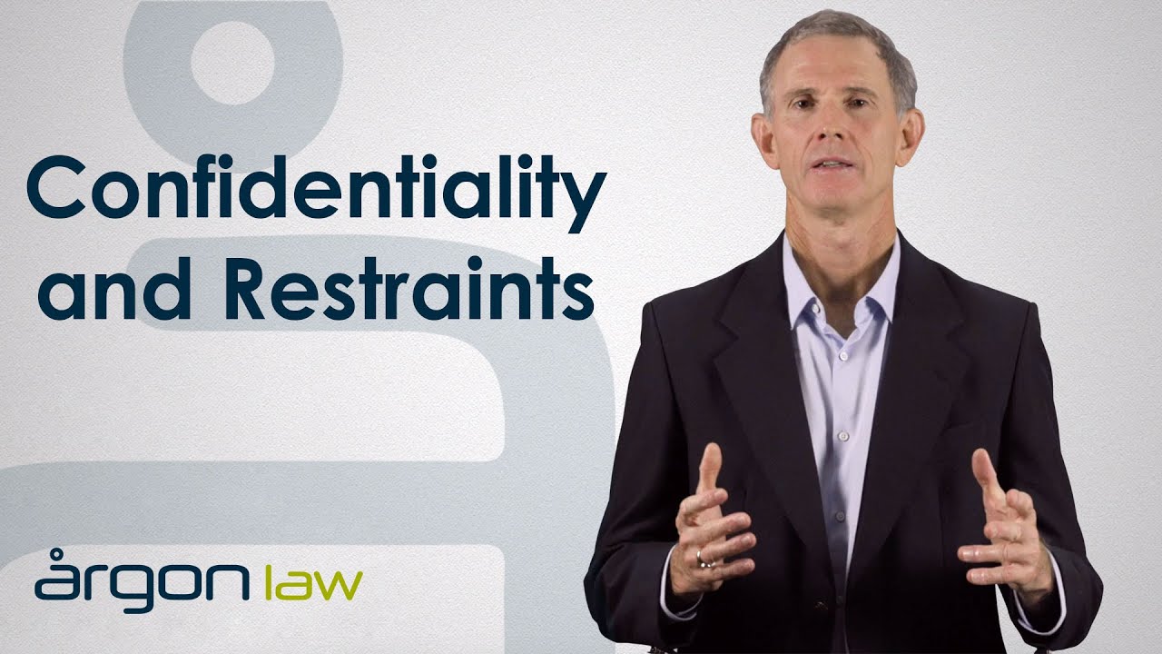 Confidentiality and Restraints Legal Advice from a Sunshine Coast