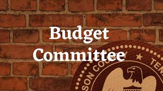 Wilson County Budget Committee - April 2026